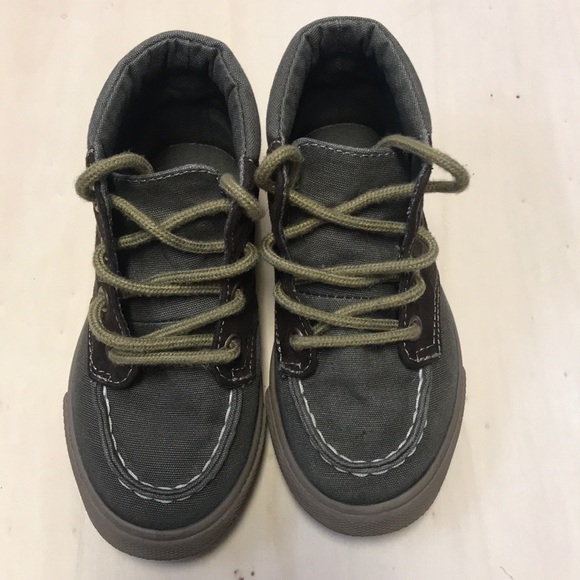 Crazy 8 Olive and Brown high top shoe - Picture 2 of 7